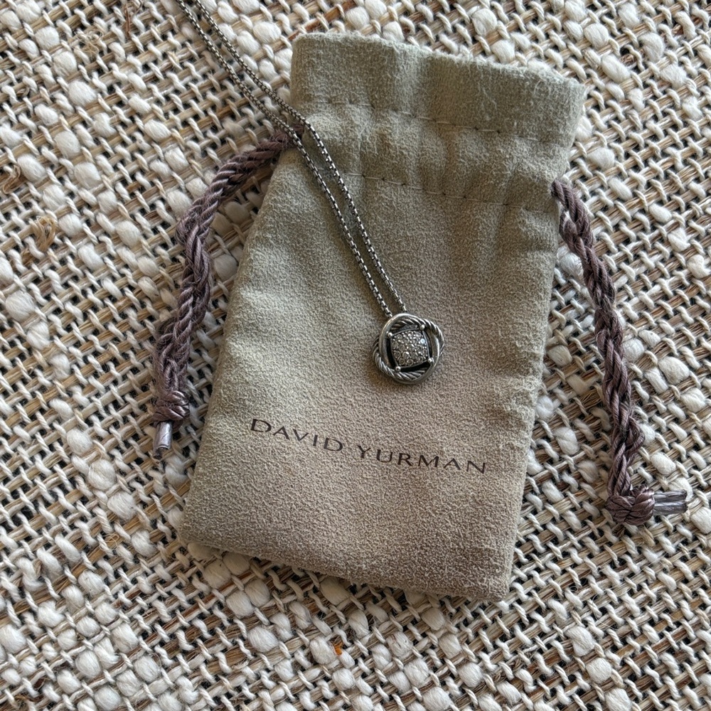 David Yurman Silver Pendant Necklace